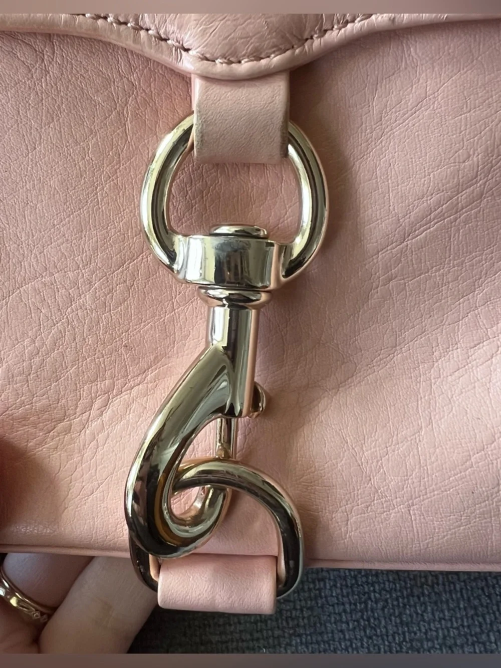 Rebecca‎ Minkhoff Mini Mac Crossbody Bag Pale Pink